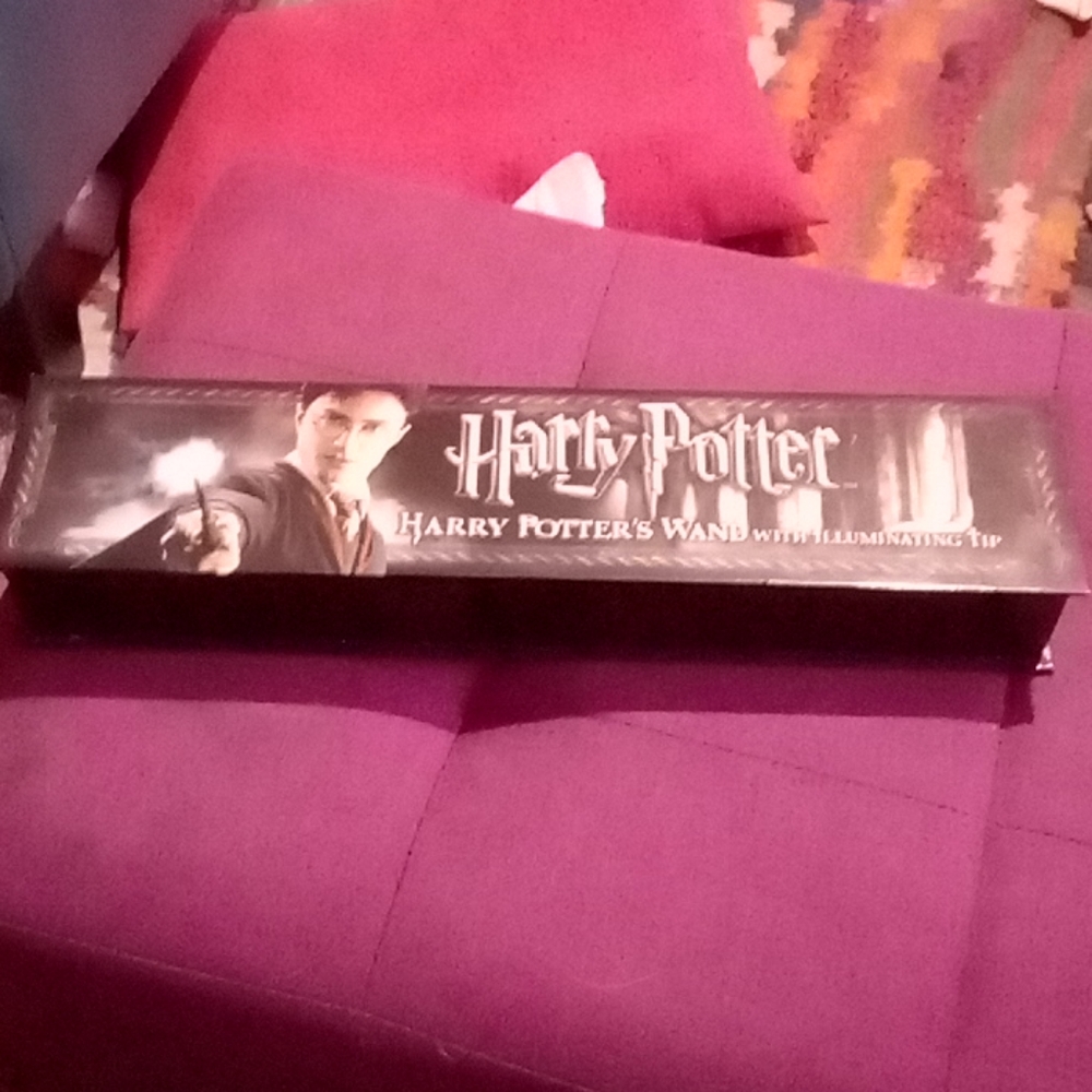 Harry Potter's wand with illuminating tip